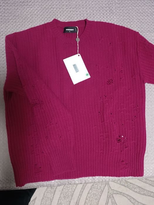 Dsquared2 пуловер Distressed crewneck