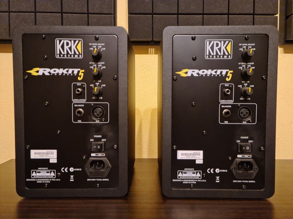 Активни студийни монитори 2бр. KRK Rokit 5 G3 - черни