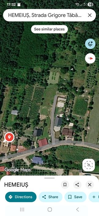 Teren 780 mp Hemeiuș, Str. Grigore Tăbăcaru, deschidere 39 m, utilități