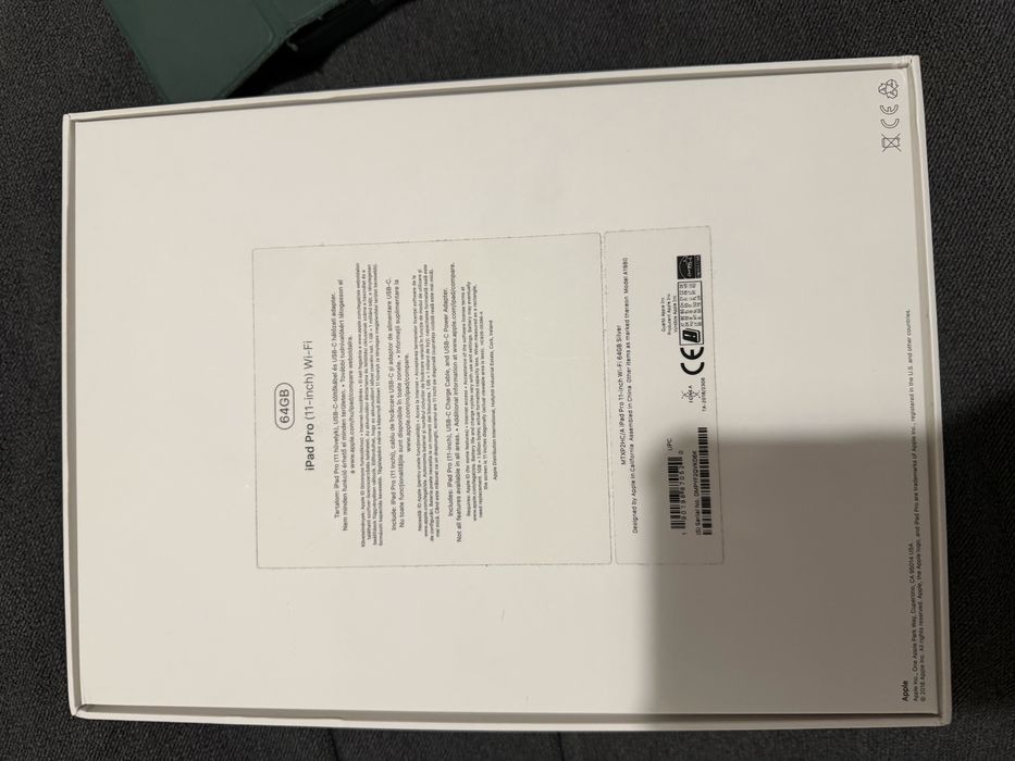 Ipad pro 2018 11inch  64gb + apple pen gen 2 inclus
