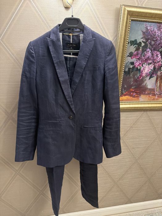 Костюм Massimo Dutti  пальто Zara