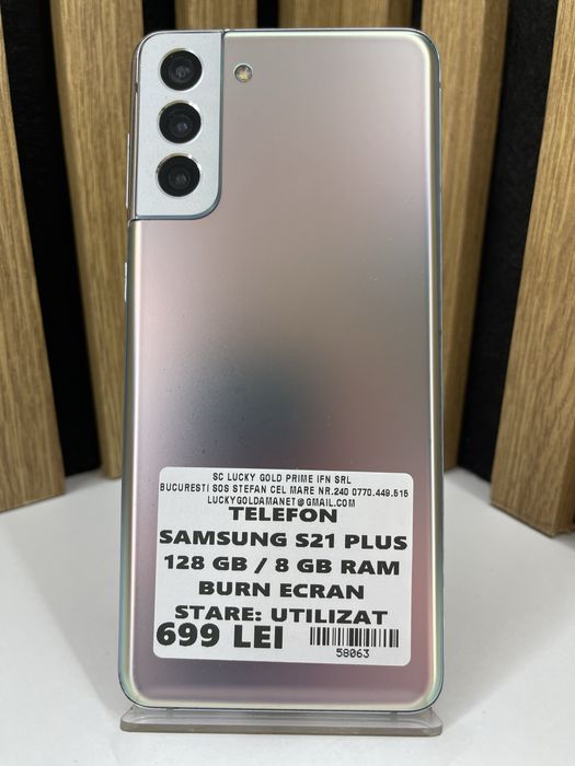 Samsung S21 Plus 128Gb 8Gb ram Garantie / Factura #58063