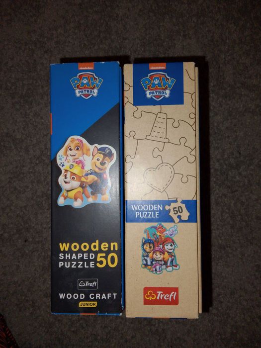 Дървени пъзели Trefl 50 части Пес Патрул / Paw Patrol Wood Craft