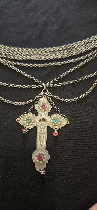 Cruce din argint anii 1800 rară