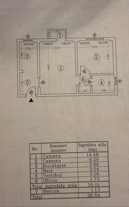 Apartament 2 camere semidecomandat - Bd. Timisoara (Frigocom)