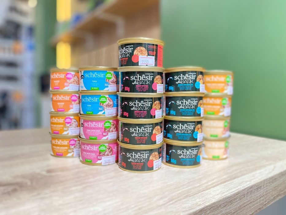 Schesir в баночках для кошек