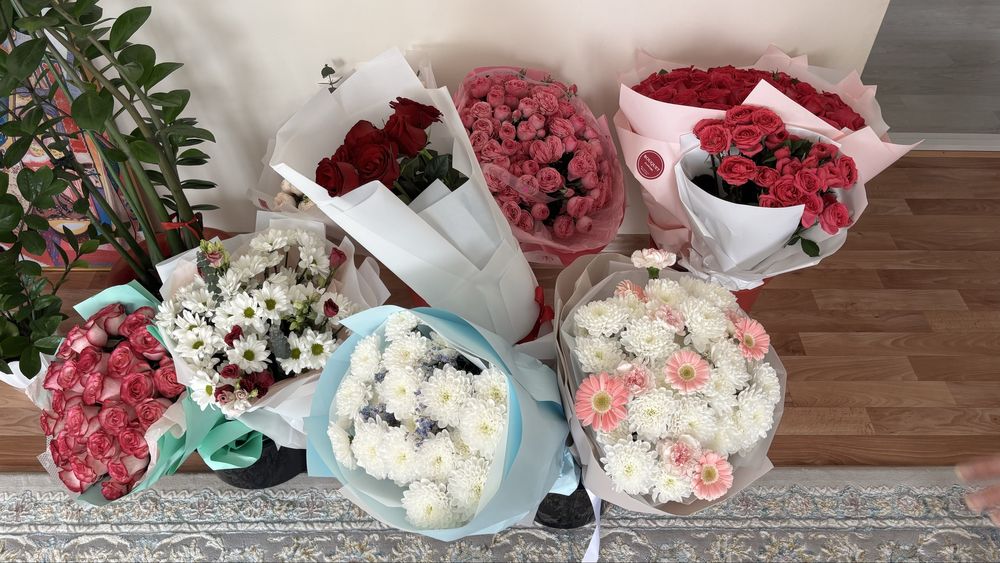 Цветы, гүл, букеты