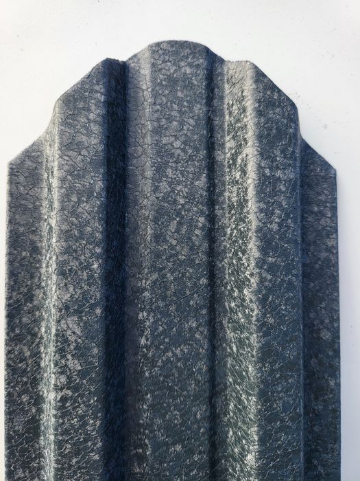 Vand sipca metalica de gard gri mat