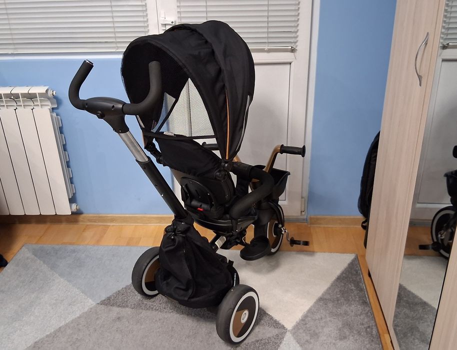 CHIPOLINO Триколка със сенник ВЕКТОР MG 360° ЧЕРЕН