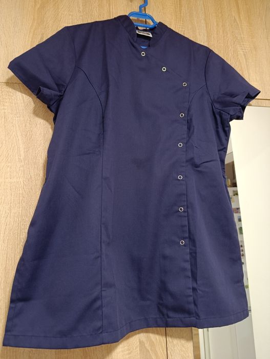 Halat bucătar/cosmetician/ ospătar damă albastru închis 46