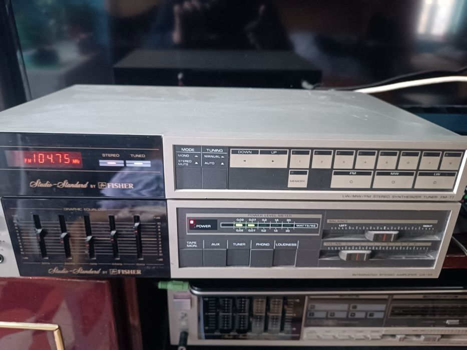 Amplificator FISHER CA58+ tuner FISHER Fm 77