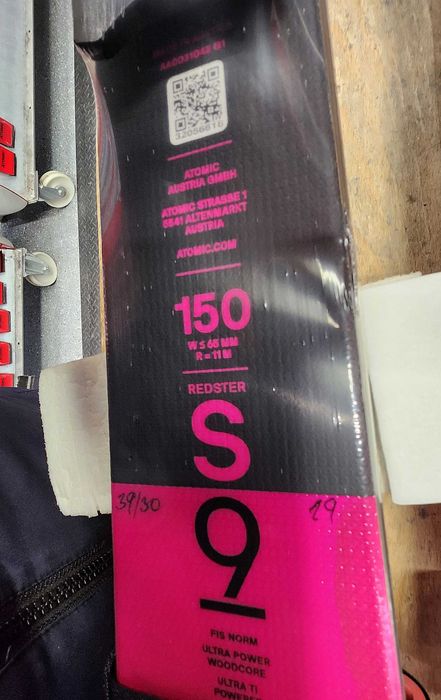 2027 Atomic Redster S9 Fis  lungime 150 cm  schiuri schi Icon 12 RS