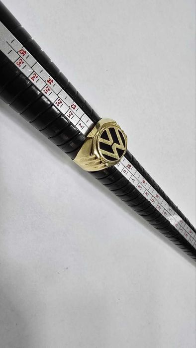 Златен мъжки пръстен 14 карата Volkswagen