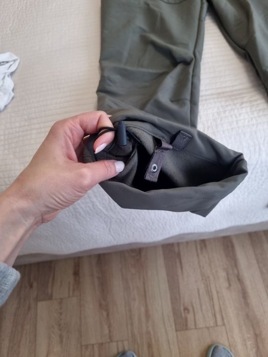 Quechua-48 размер мъжки промазан панталон зелен