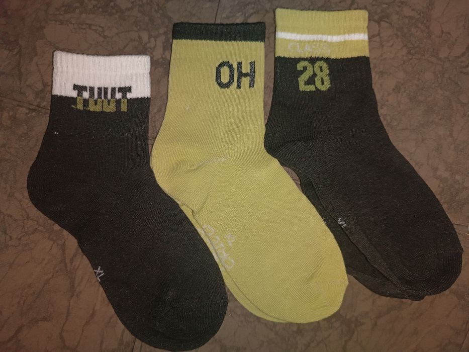 Носки на разный возраст