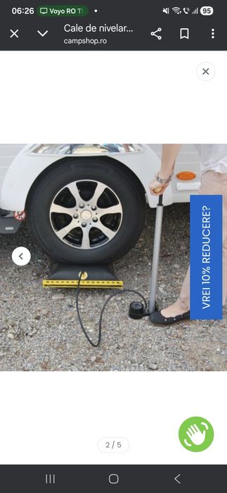 Vand cale pneumatice.