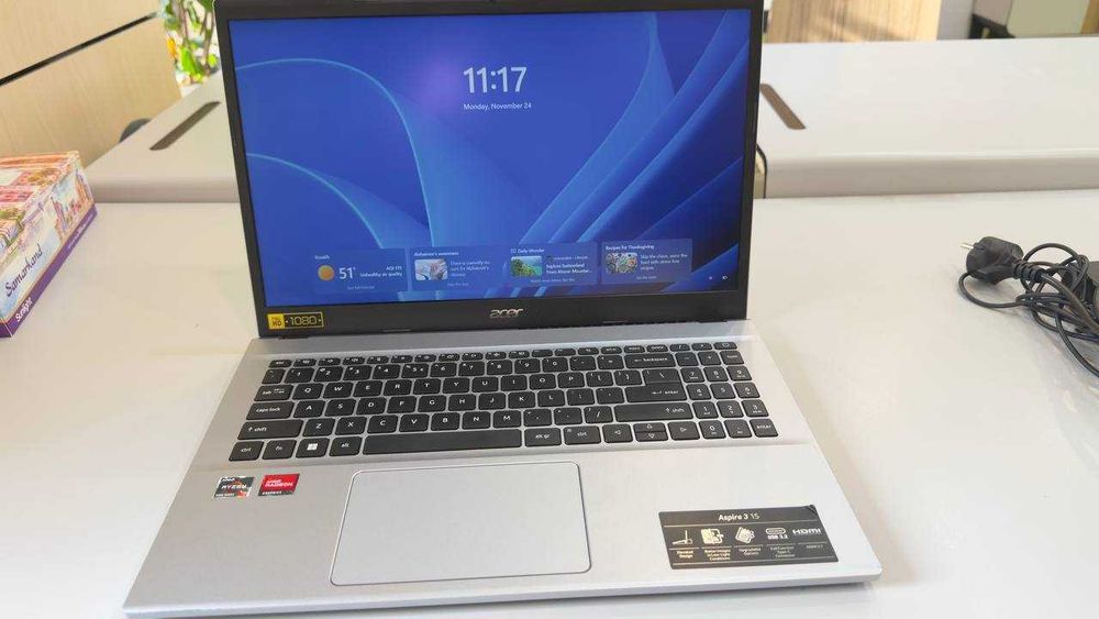 Acer aspire 315 ryzen 7 500 xotira 16/512