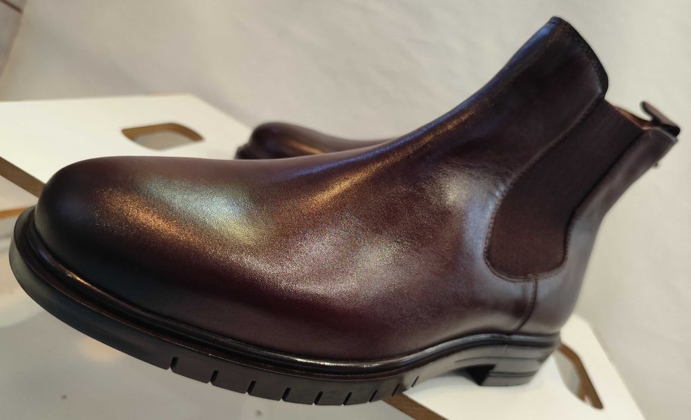 Ghete chelsea 41.5 42 La Maison Du Chausseur NOI piele naturala moale