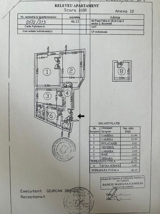 Apartament 2 camere - DIRECT PROPRIETAR - Central, Moșilor / Cartierul Armenesc/Universitate 46 MP — fotografia 3