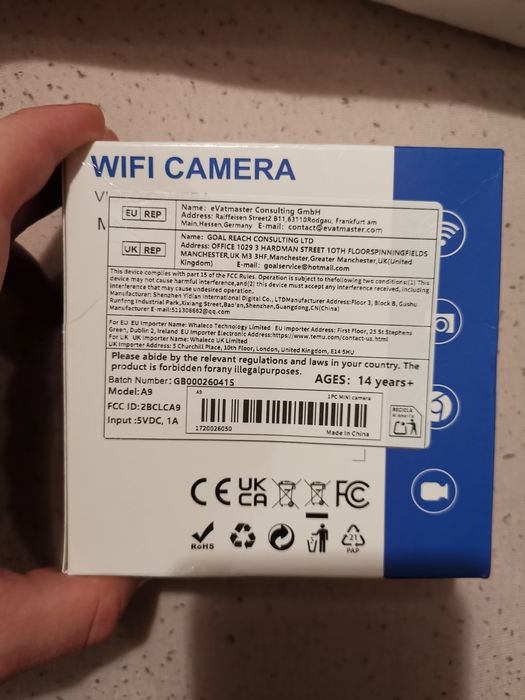 Mini camera wifi