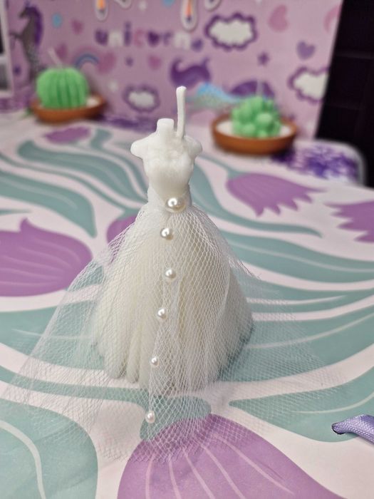 Нарурална соева свещ - "Булка"