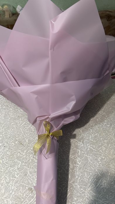 Цветы атласных лент букеты 51 шт