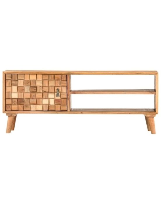 Dulap TV, 100 x 30 x 40 cm, lemn masiv de acacia