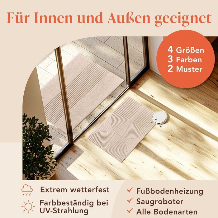 Изтривалка за врата Blumtal 60 x 90 см - Неплъзгаща се
