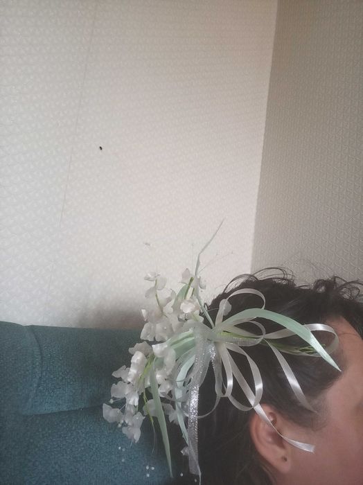 Букет ландышей из ткани