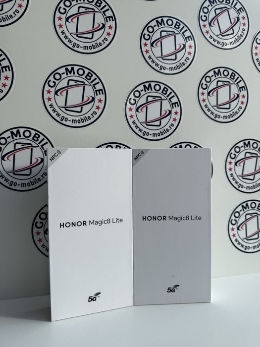 Honor Magic 8 Lite - 256GB - Negru - Nou - Sigilat - Garantie
