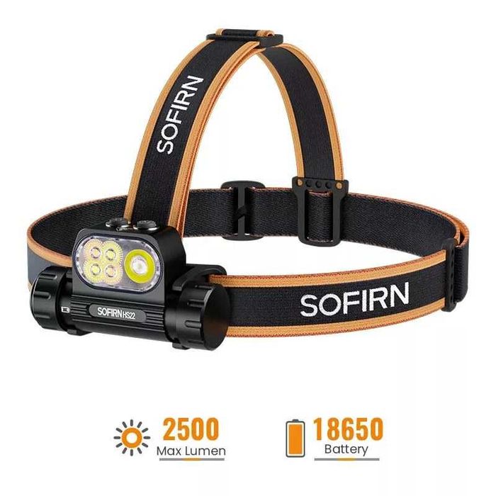 Lanterna frontala LED Sofirn HS22- full set