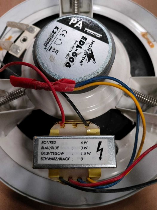 Boxe difuzoare tavan Monacor profesionale