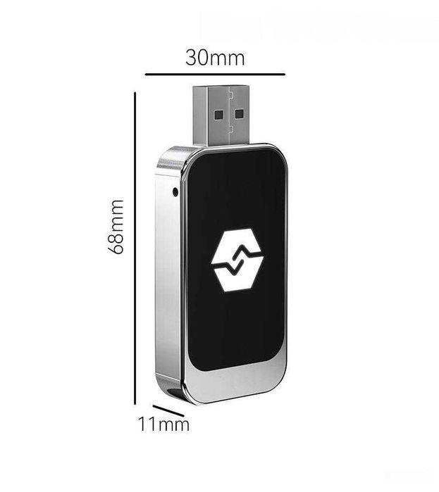 Adaptor Wireless Android Auto/Apple Carplay ZYTEQ® Q1BZ Universal, Nou