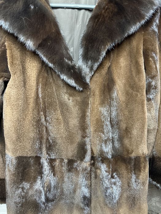 Шуба из стриженой норки