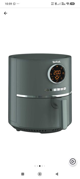 Airfryer Tefal EY111B15, 1630 W, 4.2 litri, 8 programe