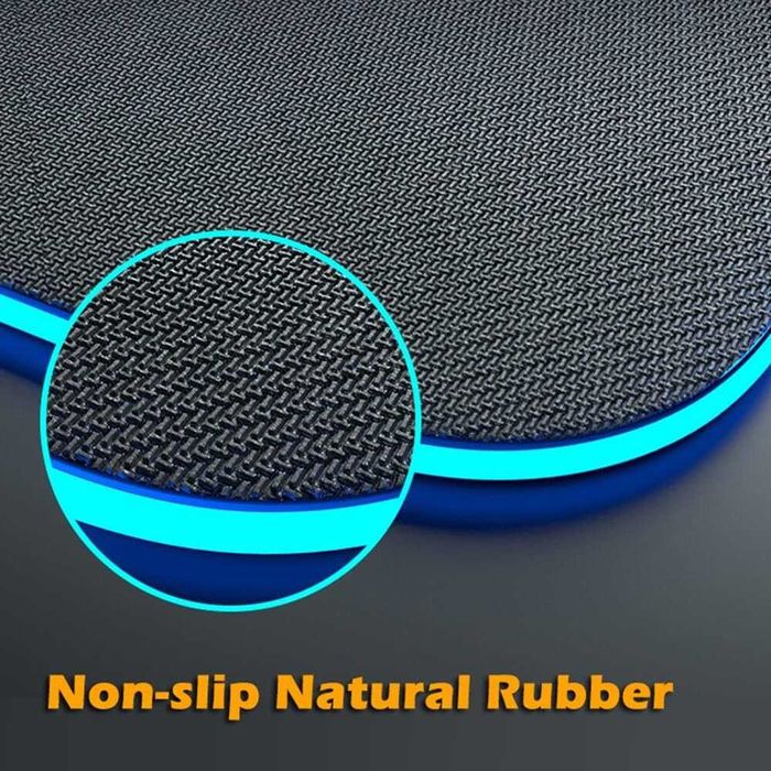 Mousepad Extra Large RGB NOU 13 efecte luminoase - 800x300x4mm - Negru