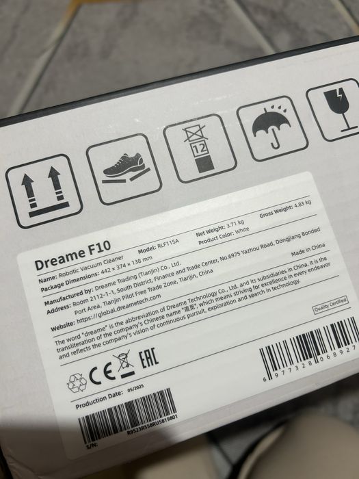 Новый робот пылесос dreame