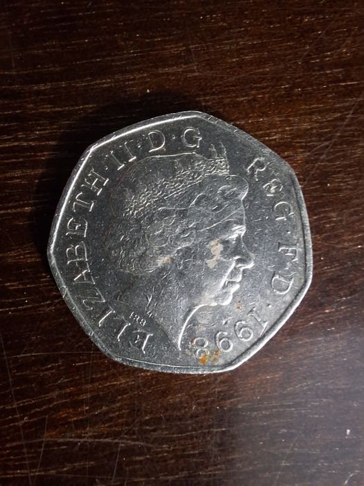 Monedă veche din 1998