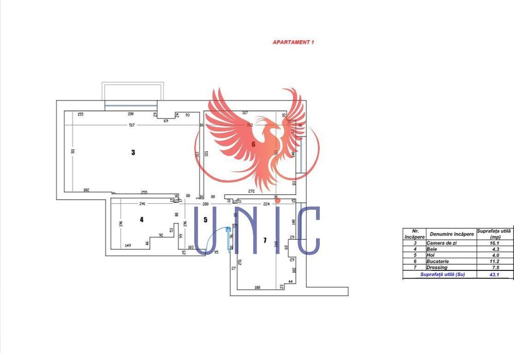 apartament bliateral, decomandat, zona centrala