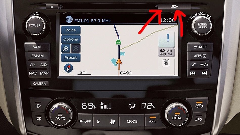 SD CARD Nissan Connect  Navigatie LCN 1/2/3 Juke Qashqai 2023