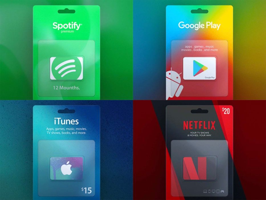 Подарочные карты Apple/iTunes Gift Card для CША/России
