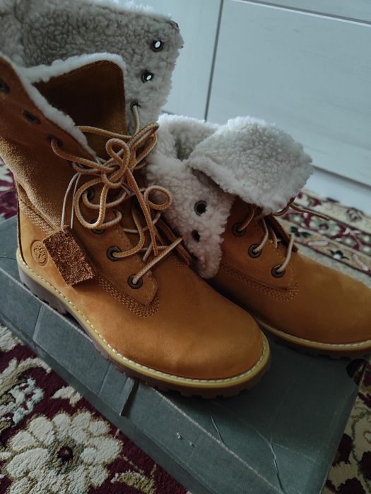 Очень теплый ботинка timberland 32p