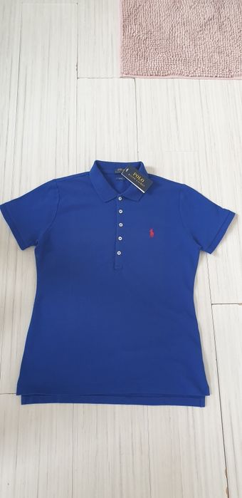 POLO Ralph Lauren Pique Cotton Slim Fit / L НОВО ОРИГИНАЛ Дамс Tениска