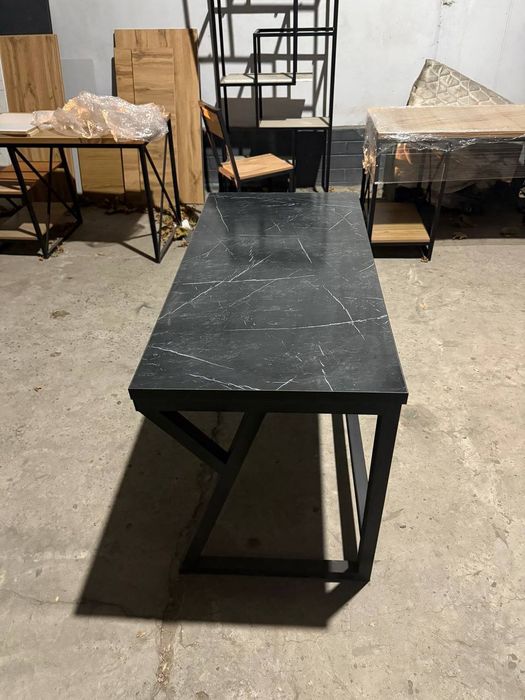 Компьютерный стол «BlackLine» 120×60×75 — металл, МДФ