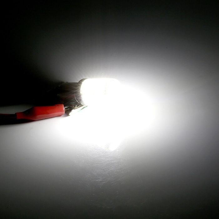 Bec cireasa cu 140led lumina xenon 6000k
