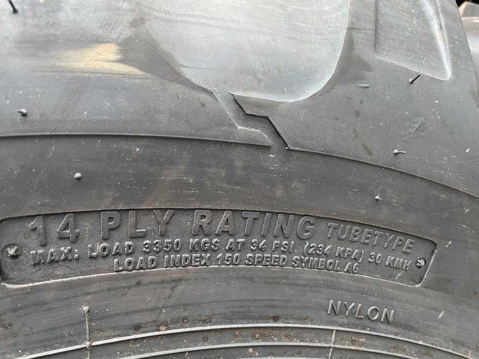 Cauciucuri noi de tractor spate 16.9-30 OZKA 14PLY Fendt Cases