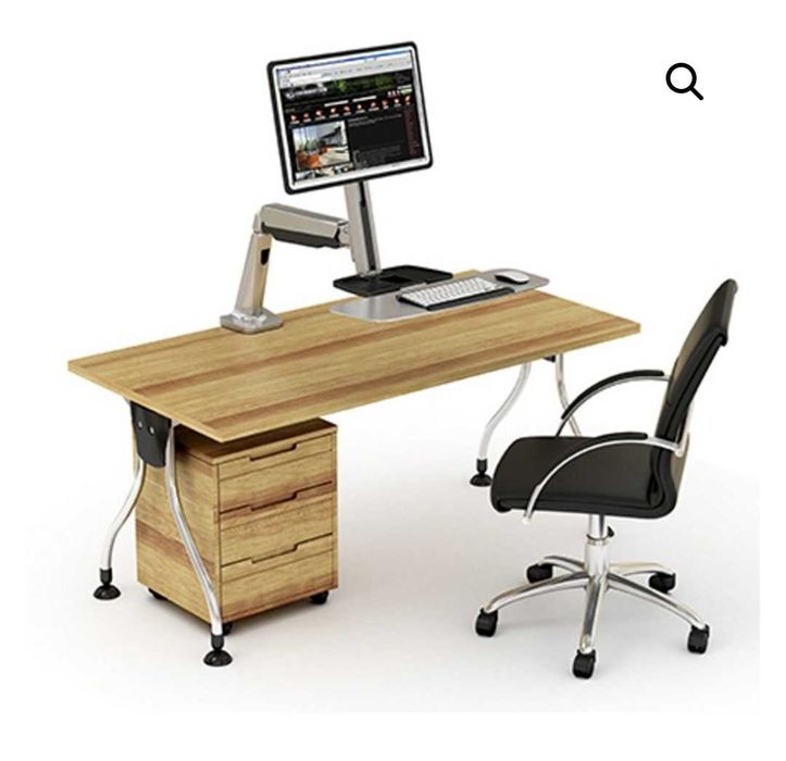 Стойка за монитор и  клавиатурата  със скоба, регулируема, ергономична