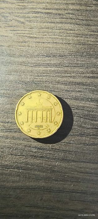Moneda 20 eurocent 2002 Germania