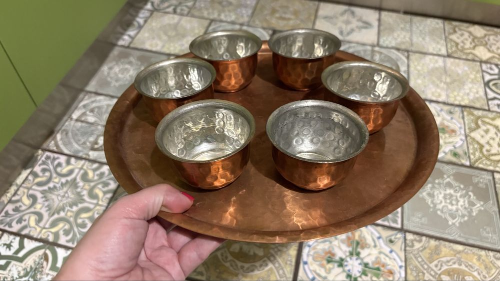 Меден сервиз за кафе нов