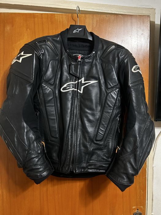 Geaca moto piele alpinestars